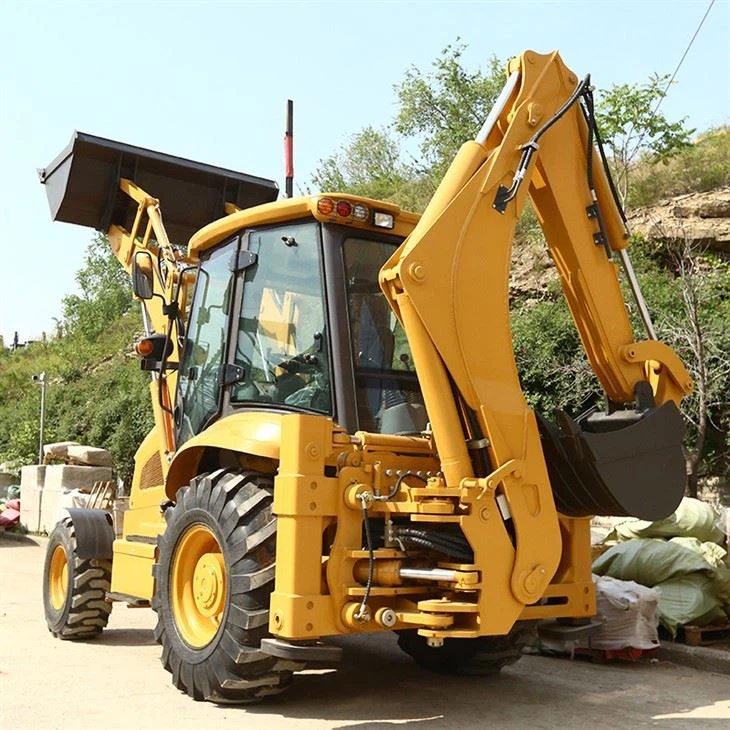 4×4 Compact Tractor Loader Backhoe